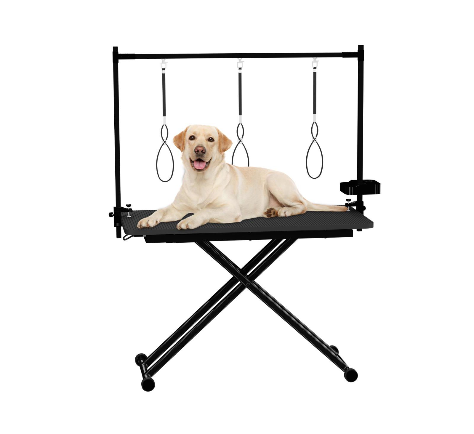 Складной стол для груминга собак Streamdale Furniture 47 Inch X Lift с регулируемыми рычагами