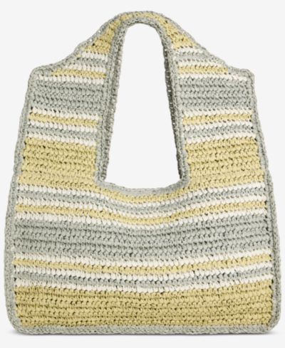 Style & Co Соломенная сумка Tote с узором Marled Cut Out