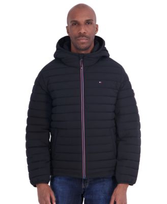 Tommy Hilfiger Men's Stretch Hooded Packable Jacket