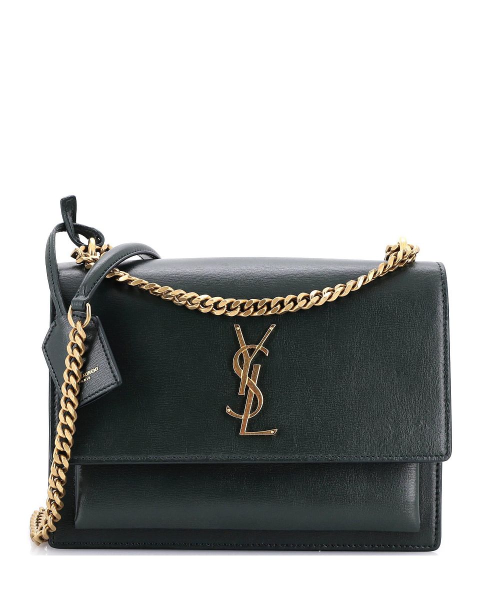 Сумка-кроссбоди Saint Laurent Medium Sunset из кожи, состояние б/у