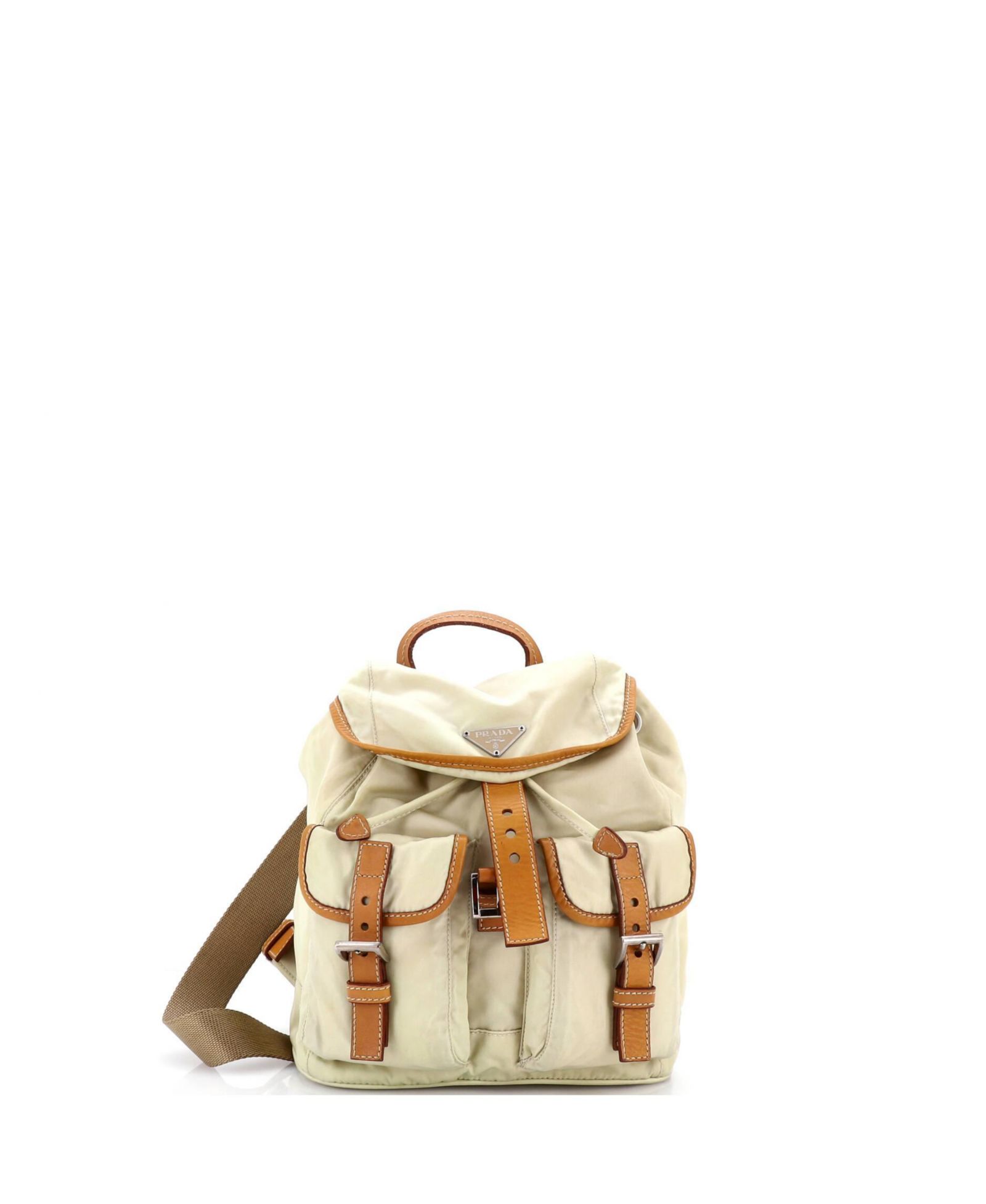 Рюкзак Pre-Owned Prada Small Double Front Pocket Tessuto