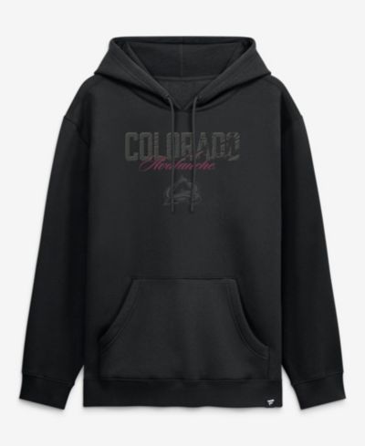 Fanatics Мужской черный худи Colorado Avalanche Black Out