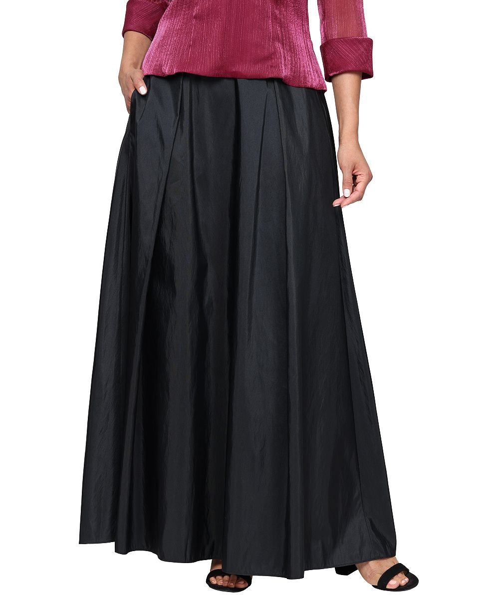 Alex Evenings Women's Pleated Ballgown Maxi Skirt
