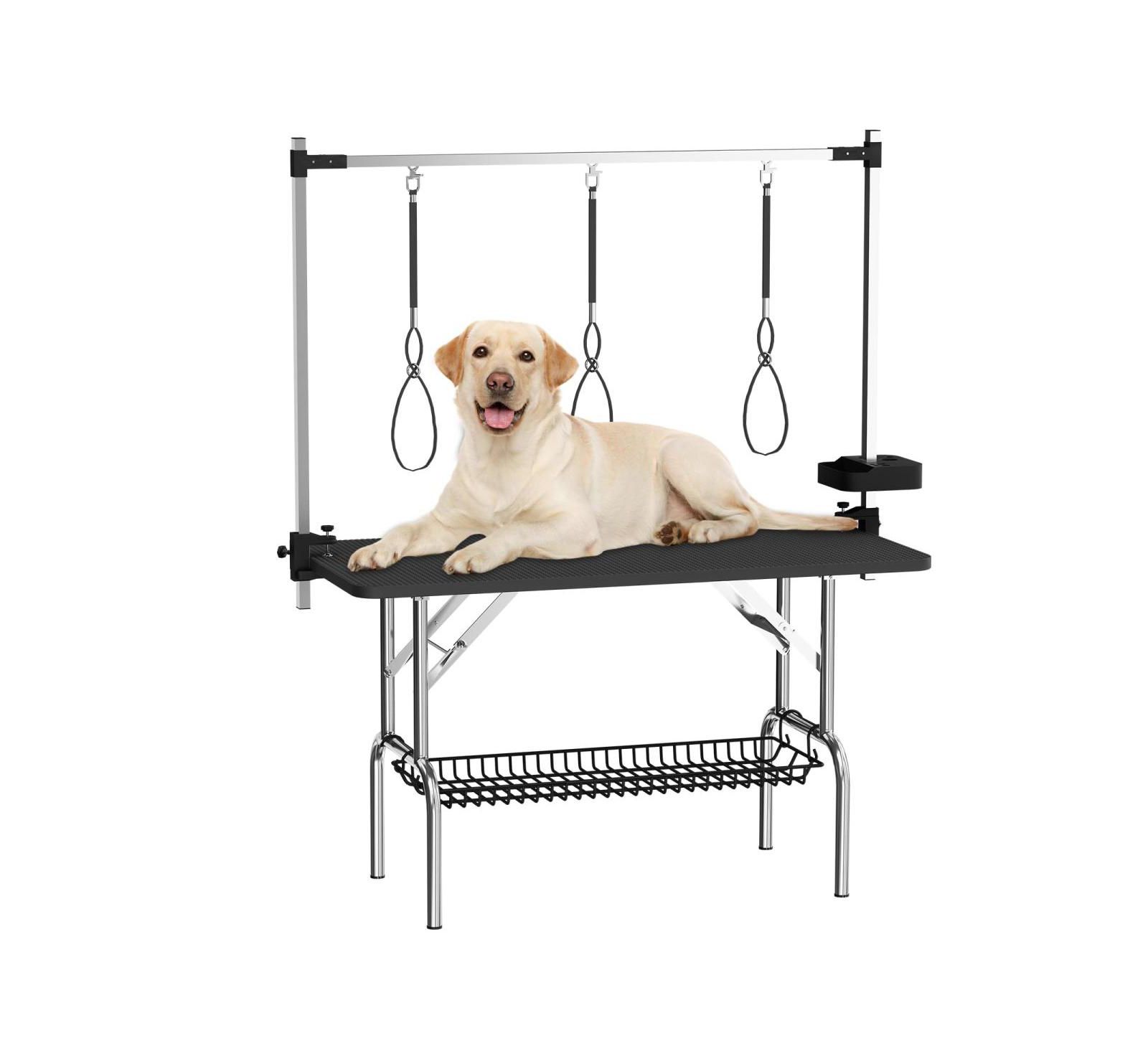 Складной стол для груминга собак Streamdale Furniture 47 Inch из нержавеющей стали