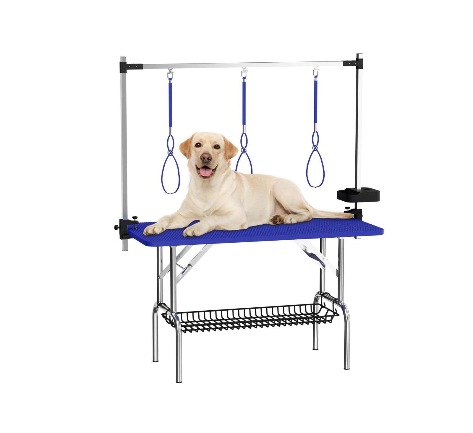 Стол для груминга собак Streamdale Furniture 47 Inch из нержавеющей стали складной