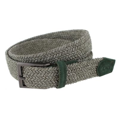 TRAFALGAR Men's Madden Marble Weave 35mm Golf Stetch Belt