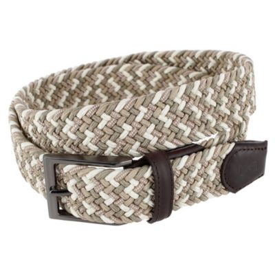 TRAFALGAR Men's Edward European Weave Golf Braided Belt