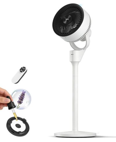 Настольный вентилятор Cowsar 3 Spd, 6H, 80degree(s) Osc, Aroma, Detachable