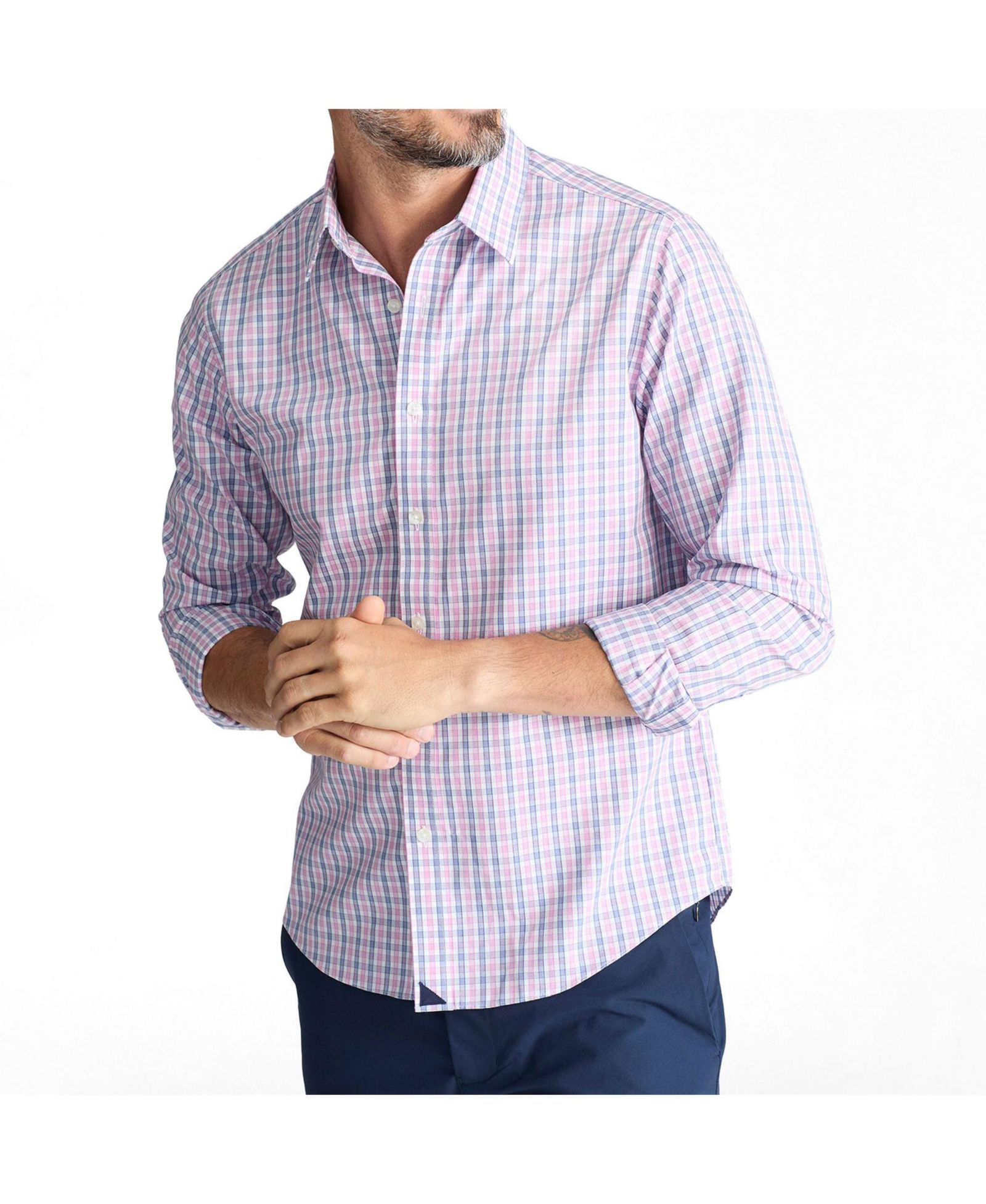 Мужская рубашка UNTUCKit Regular Fit Long Sleeve Wrinkle Free Dolcetto