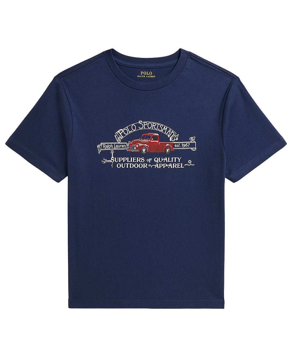 Polo Ralph Lauren Boys' 8-20 Polo Sportsman Jersey T-Shirt