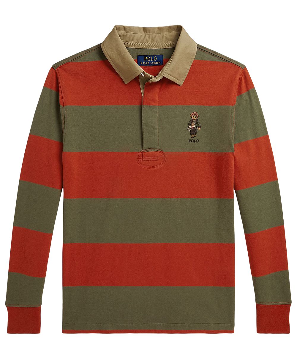 Polo Ralph Lauren Boys' 8-20 Polo Bear Rugby Polo Shirt
