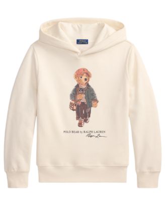 Polo Ralph Lauren Boys' 8-20 Polo Bear Graphic Hooded Sweatshirt