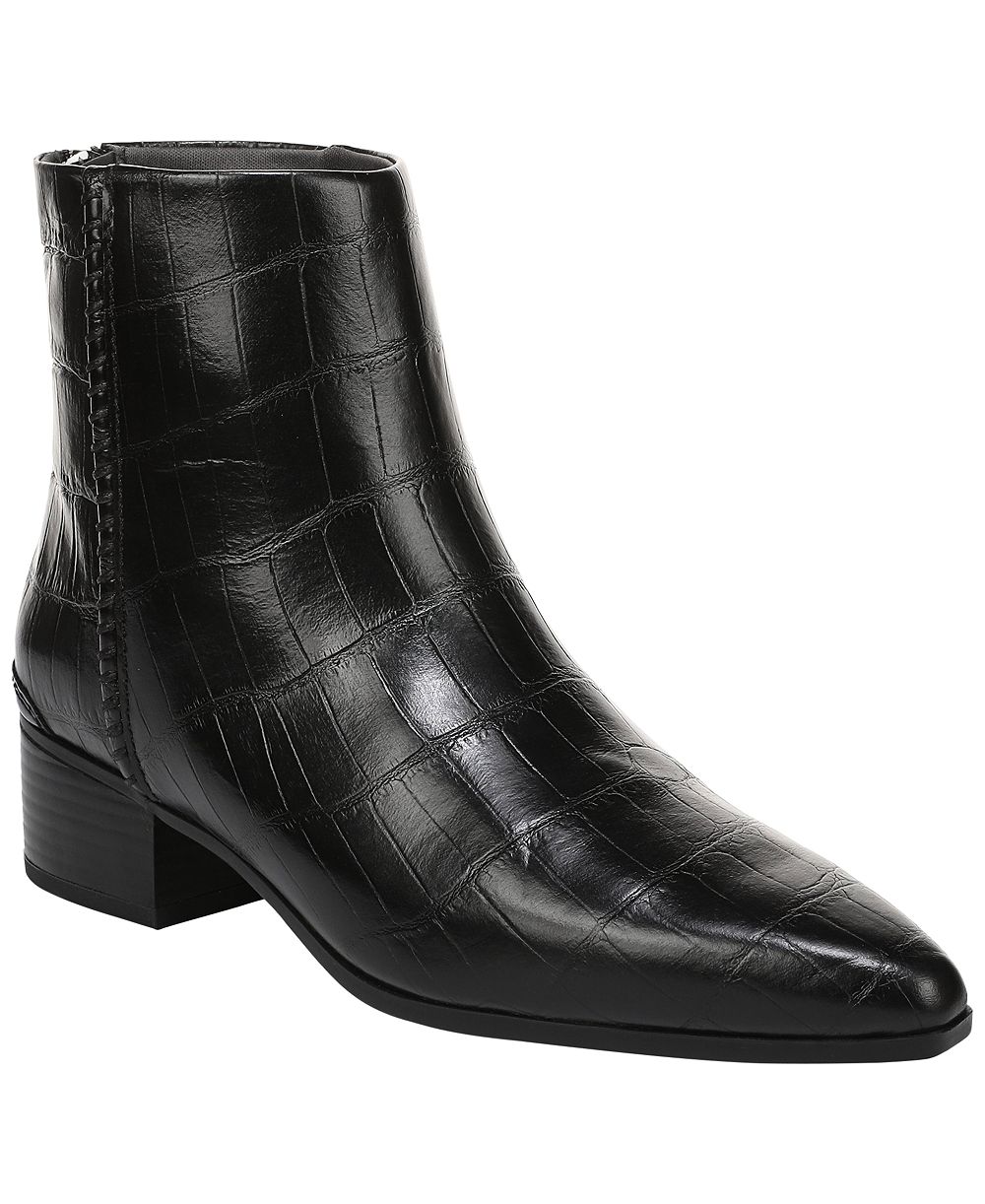 Franco Sarto Women's Fayola Leather Pointed Toe Ankle Booties