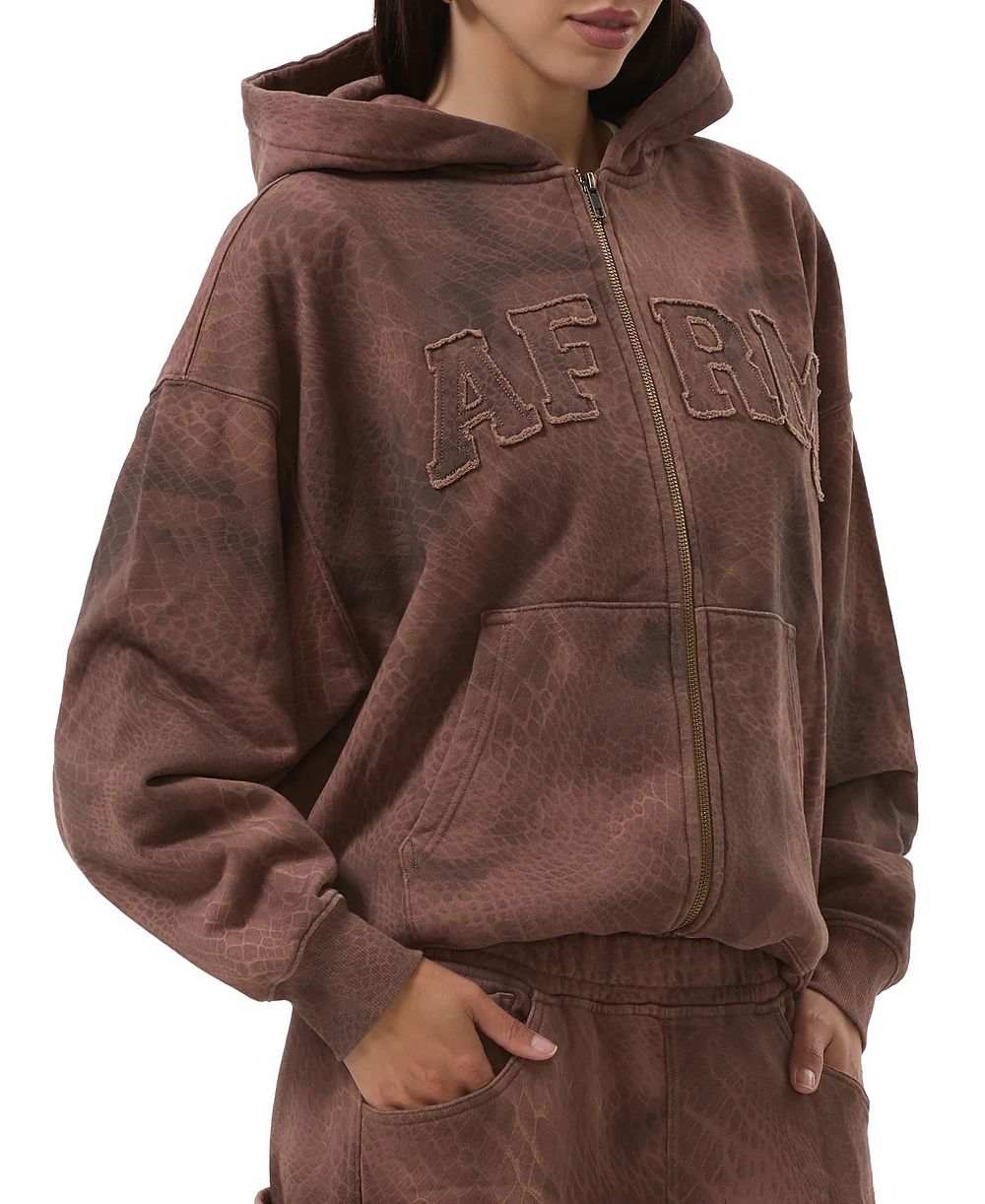 AFRM Women's Cameron Long-Sleeve Front-Zipper Hoodie
