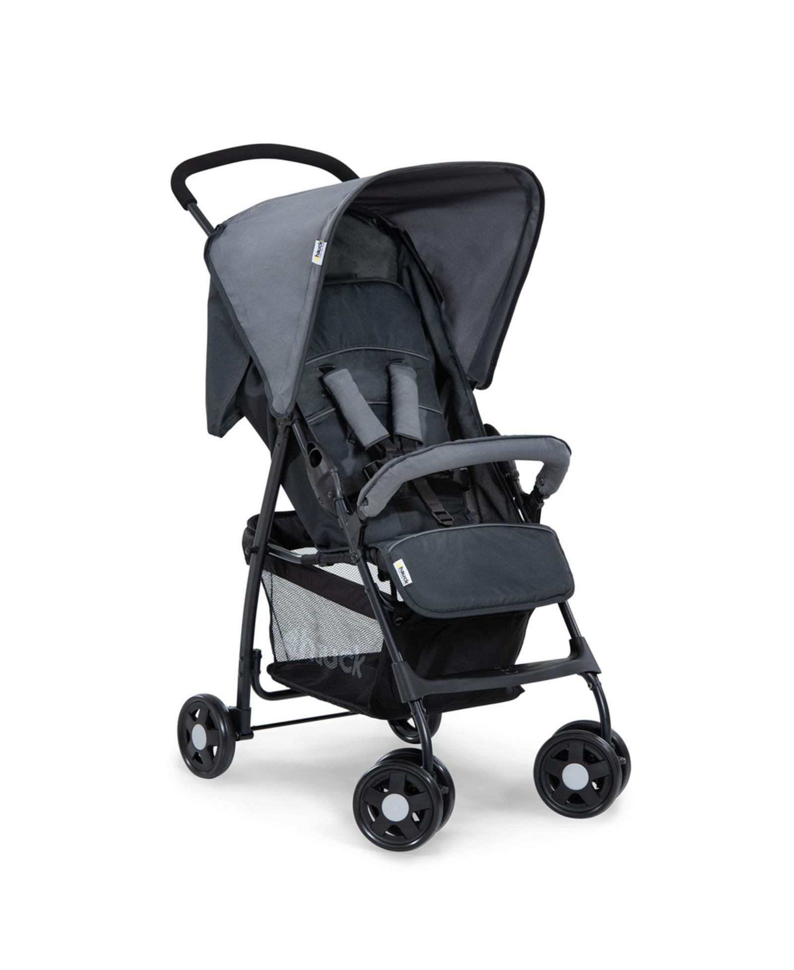 Hauck Sport T13 Lightweight Compact Foldable Stroller Pushchair, Charcoal Stone