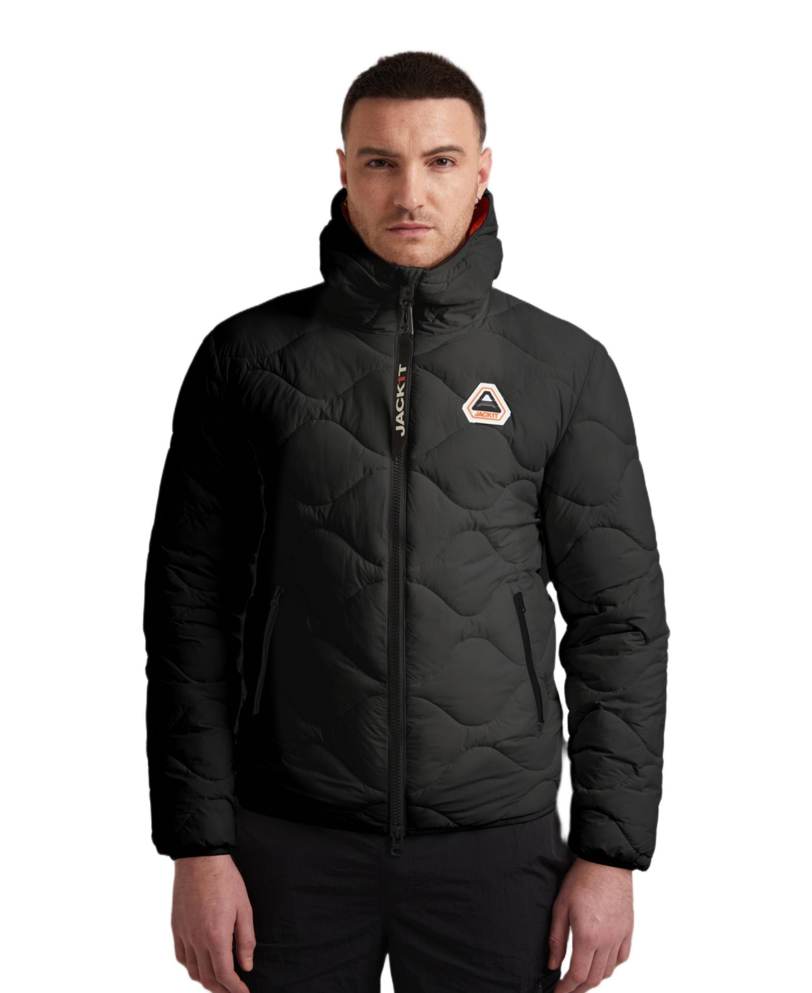 JACK1T Men's Orb1T Long Sleeve Hooded Jacket