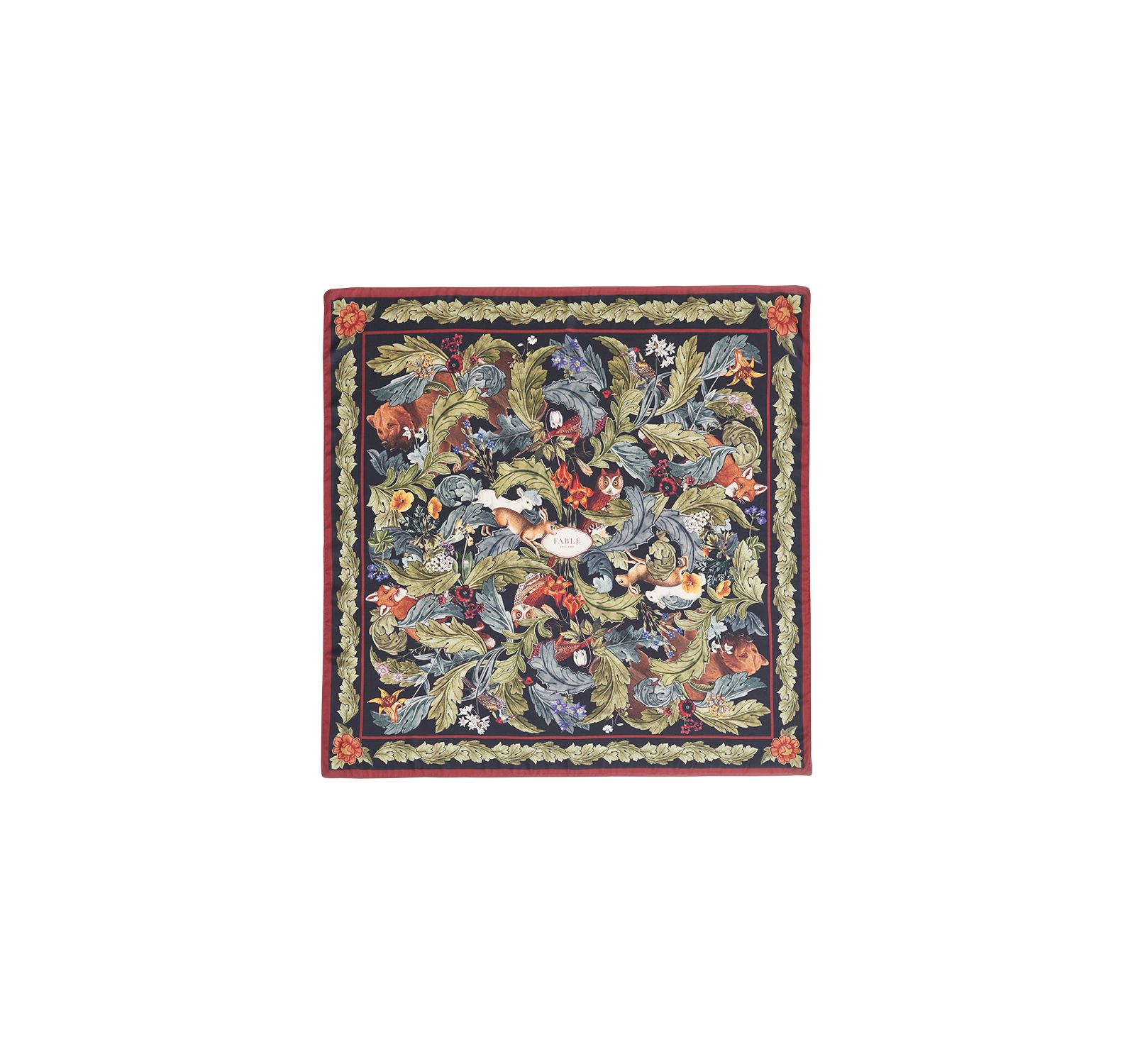 Fable England Women's Woodland Solstice Square Scarf