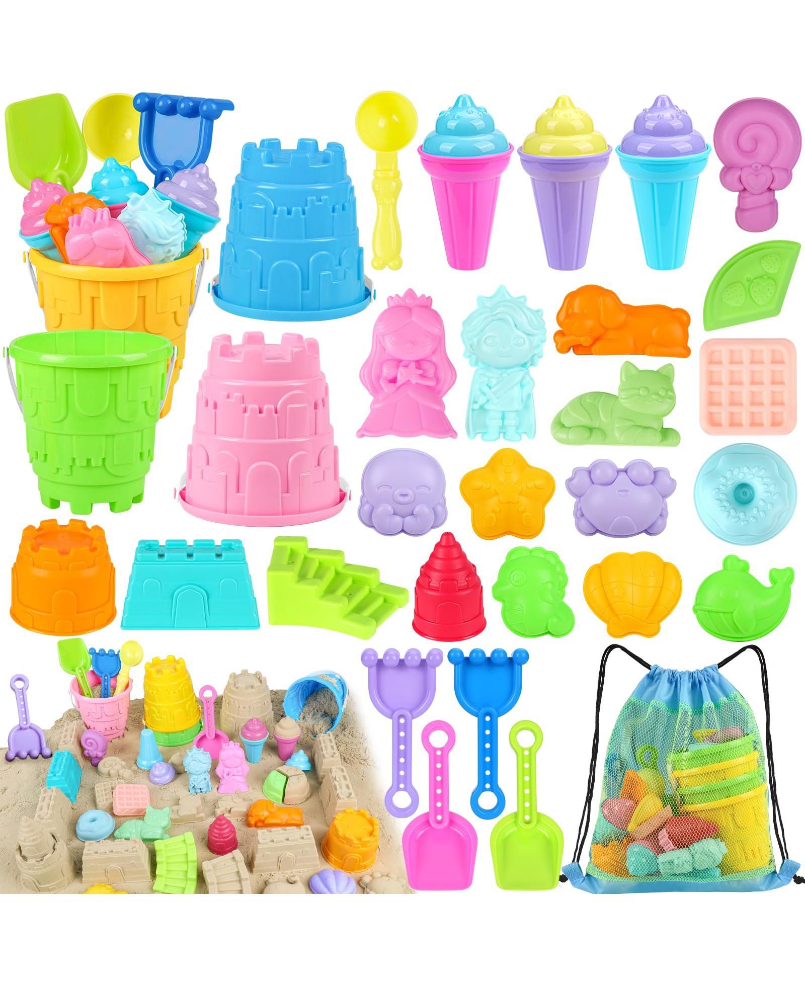 Набор игрушек для песка GNUADZ 34-piece Beach Sand Castle Toys