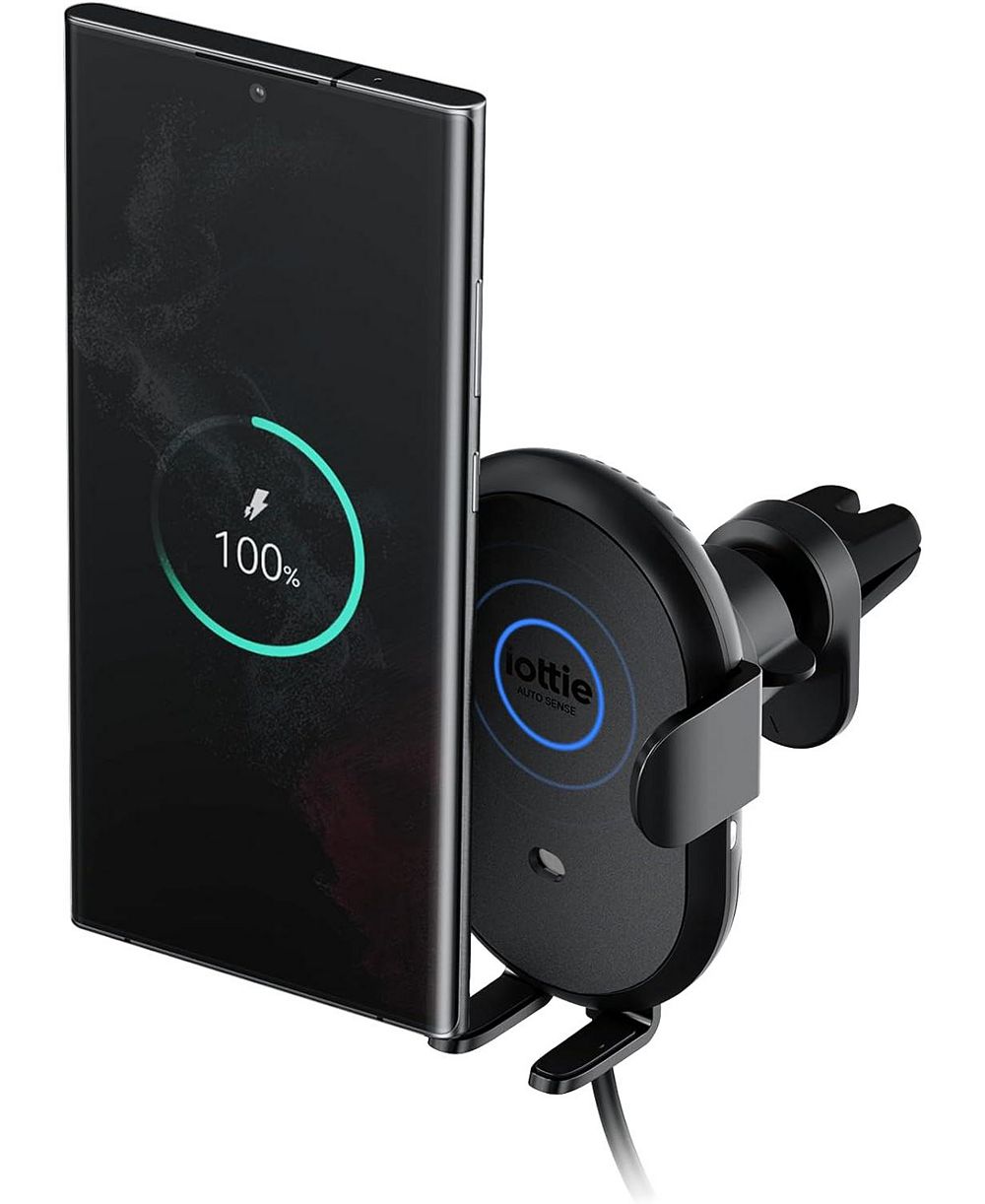 Iottie Auto Sense 2 Qi Wireless Charging Auto-Sensing Air Vent Mount Compatible with Qi-enabled Devices