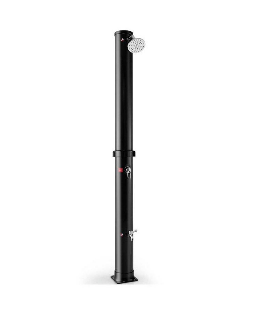 LUCKY ONE Solar Heated Outdoor Shower с Rotating Shower Head