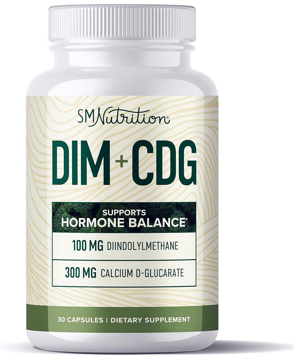 SMNutrition DIM Plus Calcium D Glucarate Capsules 30 Count