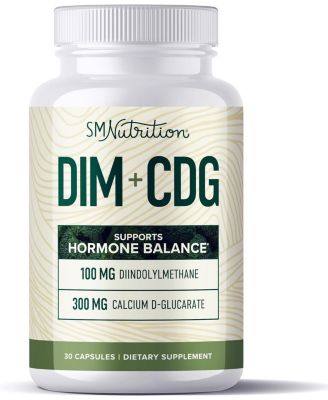 SMNutrition DIM Plus Calcium D Glucarate Capsules 30 Count