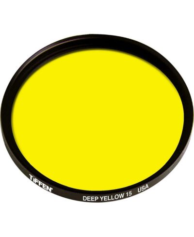 Tiffen 77mm #15 Single-Coated Glass Filter