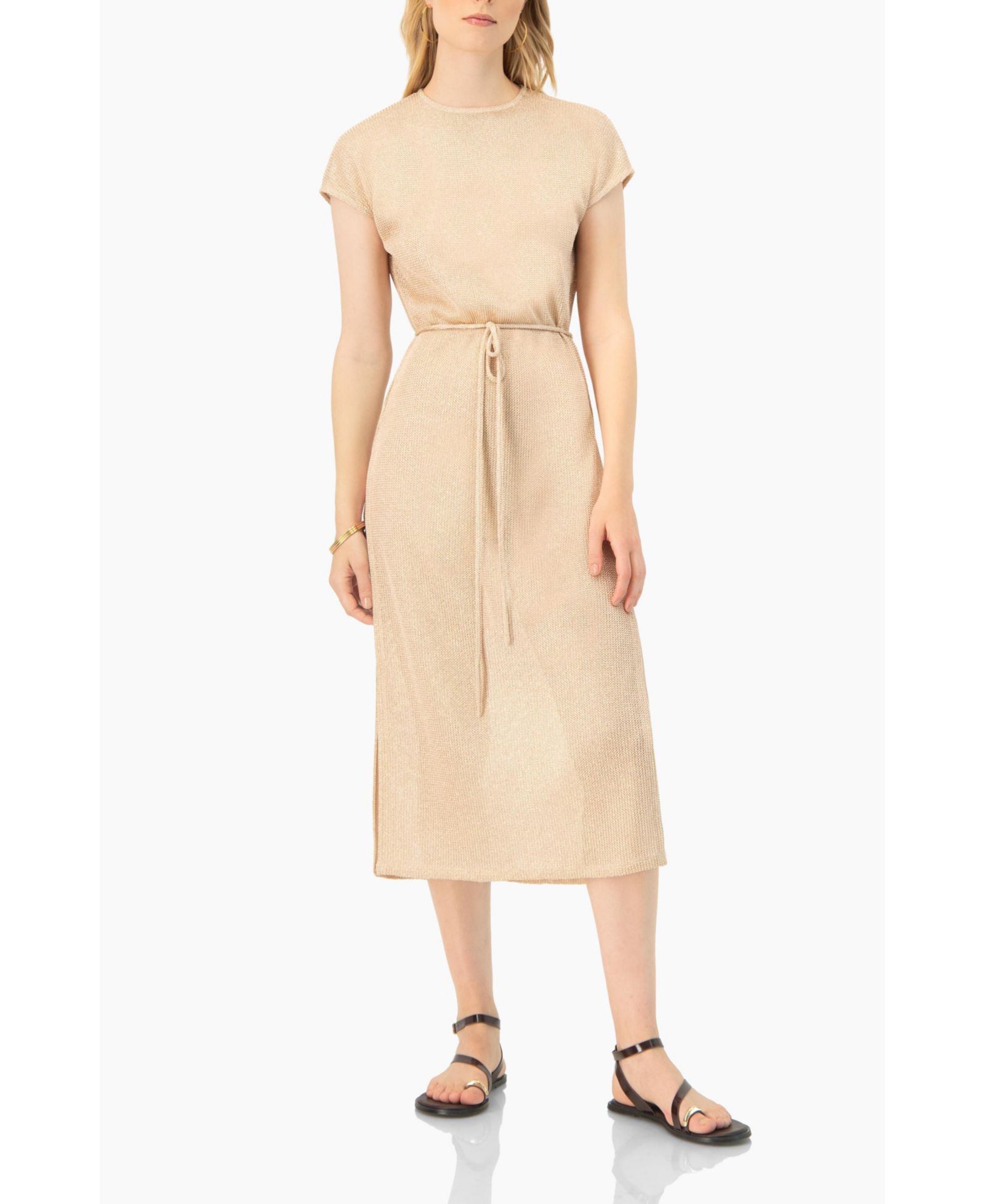 Ivonne Women's Knitted Tunic With Side Slits