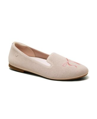 VIVAIA Women's Audrey Round-Toe Slip-on Embroidered Loafers