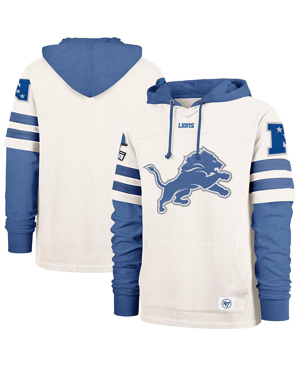 Мужской худи '47 Cream Detroit Lions Split Zone Cornerback Duo Lacer