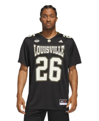 adidas Men's #26 Black Louisville Cardinals For the Ville Premier Strategy Jersey