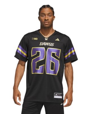 adidas Men's #26 Black Washington Huskies Unleash the Dawgs Premier Strategy Jersey