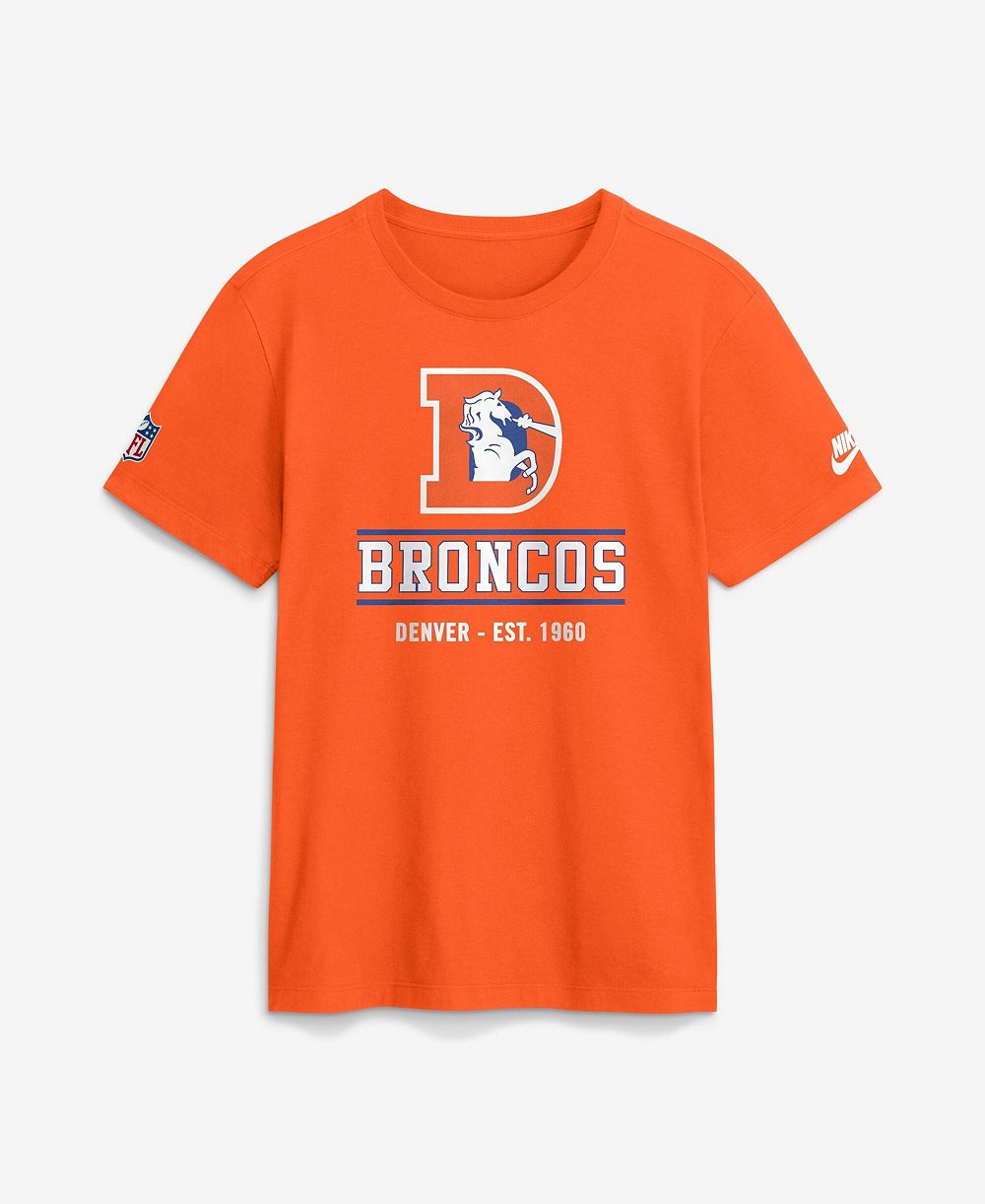 Nike Men's Orange Denver Broncos Sideline Alternate Final Sprint Dri-FIT T-Shirt