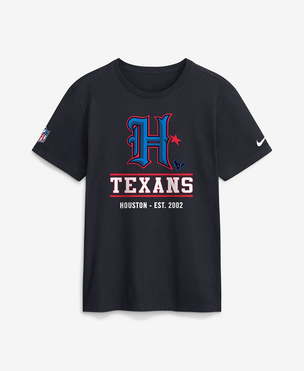 Nike Men's Navy Houston Texans Sideline Alternate Final Sprint Dri-FIT T-Shirt