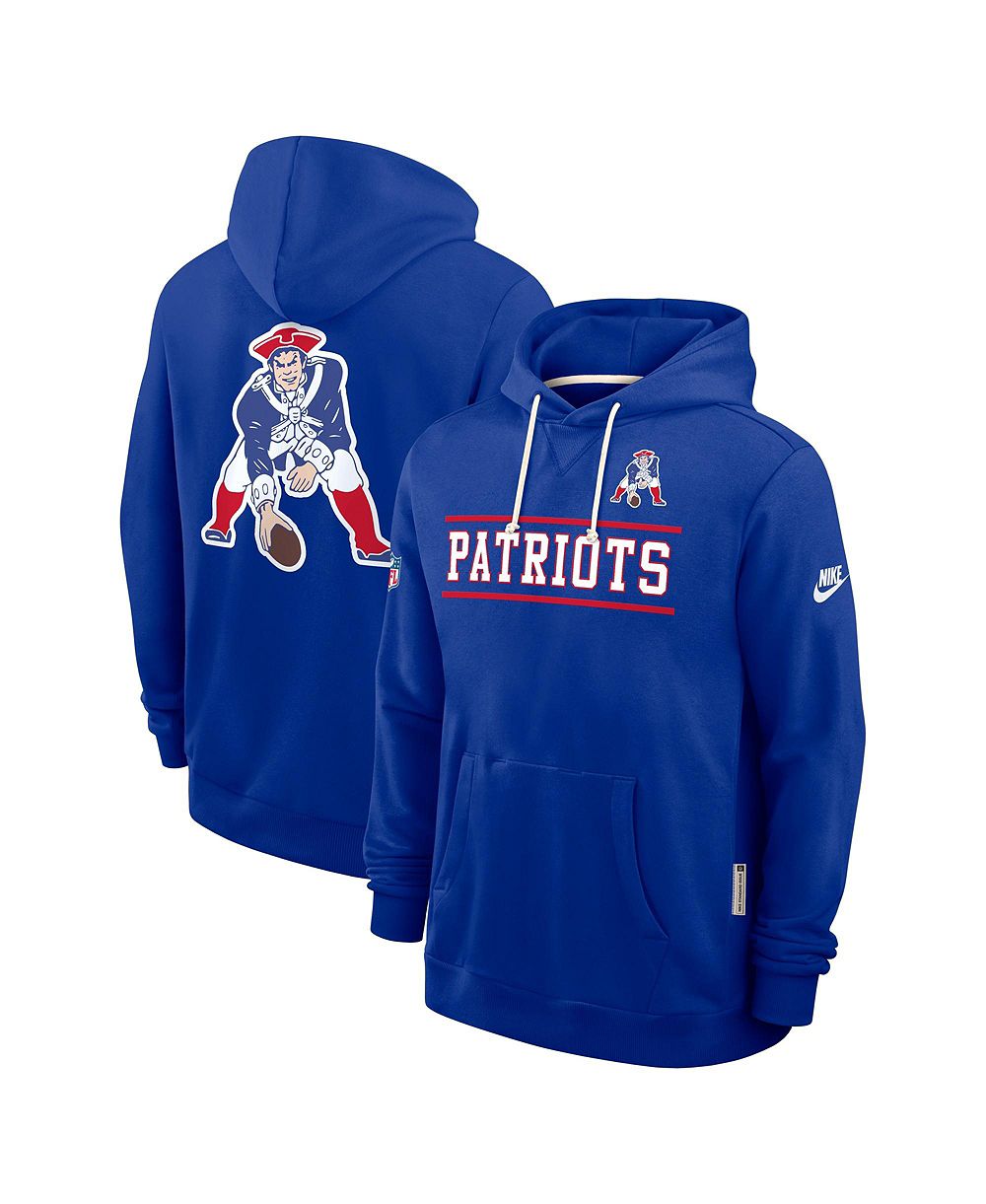 Мужская толстовка Nike Royal New England Patriots Alt Sideline Standard Issue Dri-FIT Hoodie