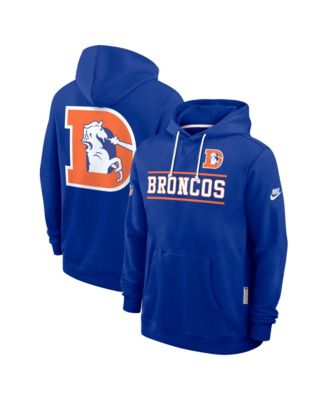 Мужское худи Nike Denver Broncos Alt Sideline Standard Issue Dri-FIT в синем цвете