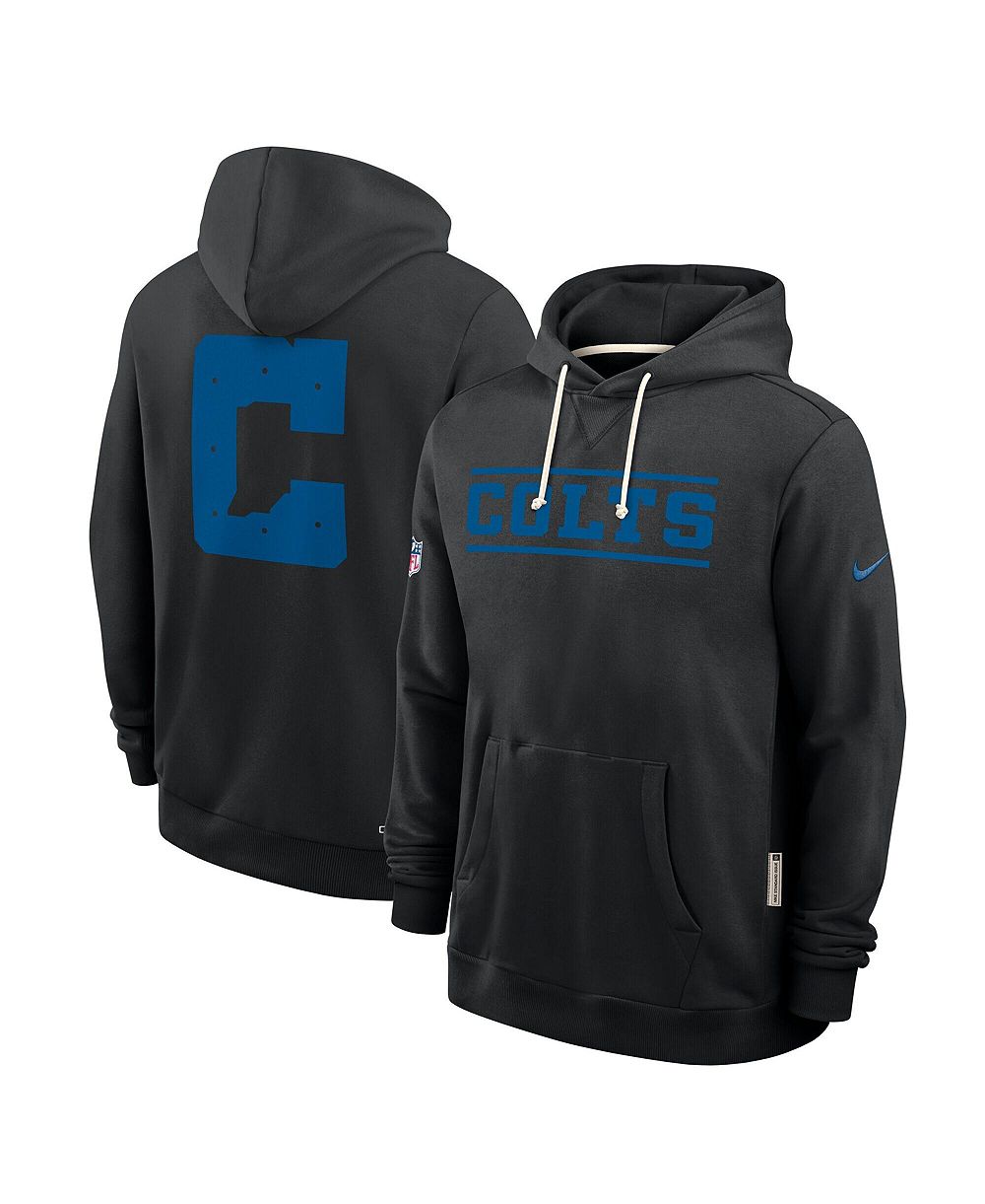 Мужская толстовка Nike Men's Black Indianapolis Colts Standard Issue Replay Officials Alternate Dri-FIT Hoodie