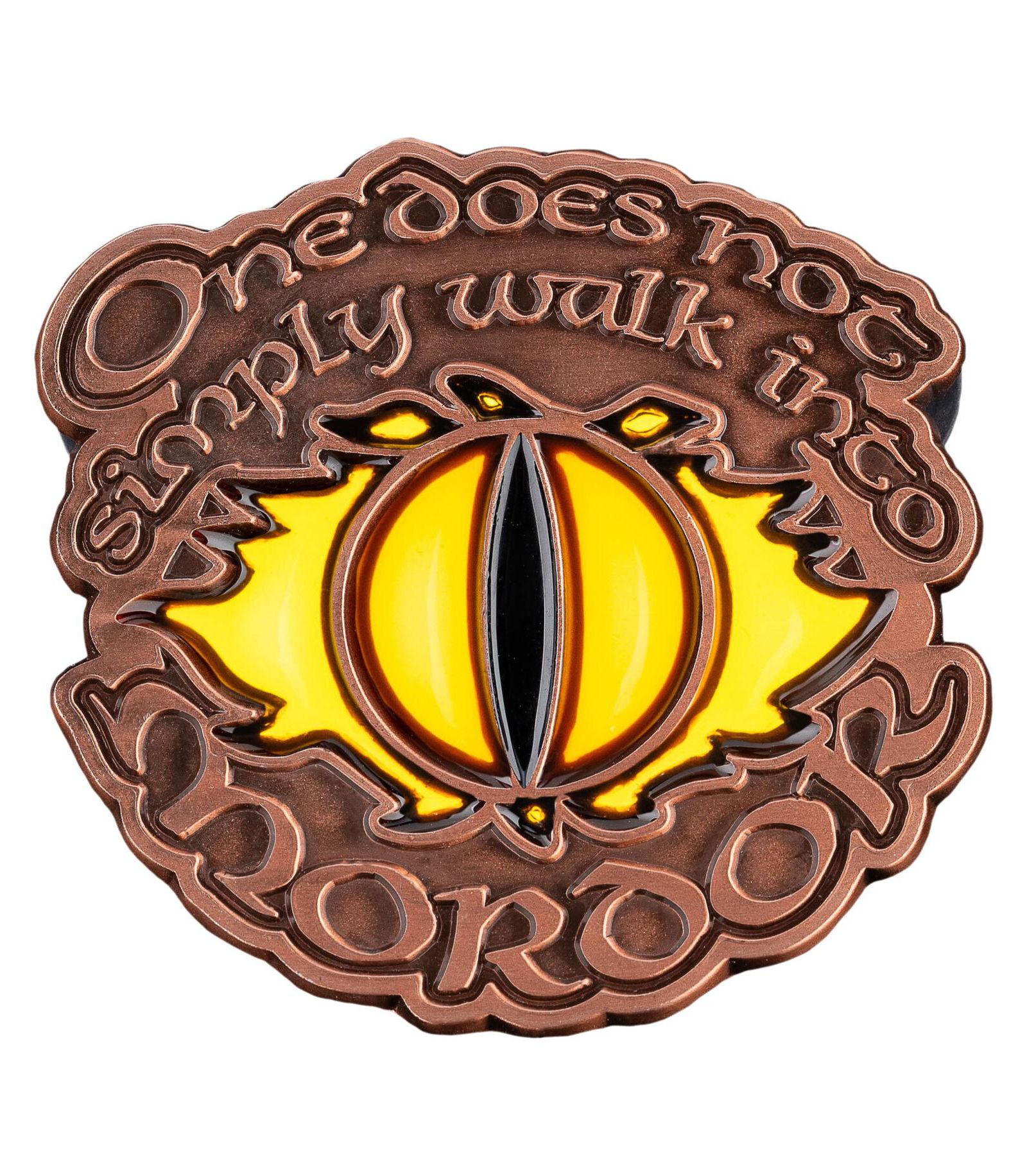 WETA Workshop - Эмалевый значок The Lord of the Rings Trilogy - One Does Not Simply Walk Into Mordor