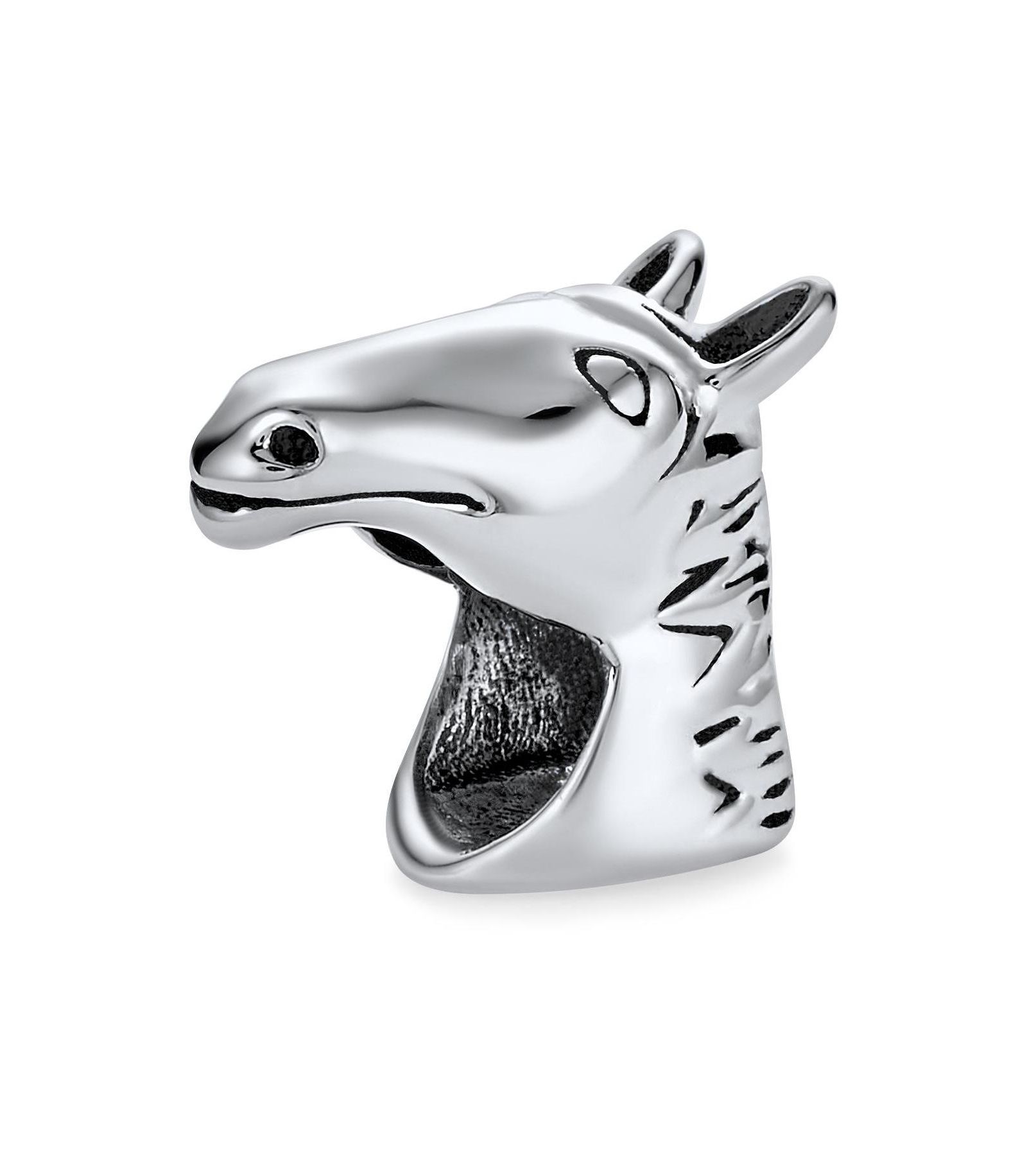 Bling Jewelry Подвеска в виде лошади, серебро .925