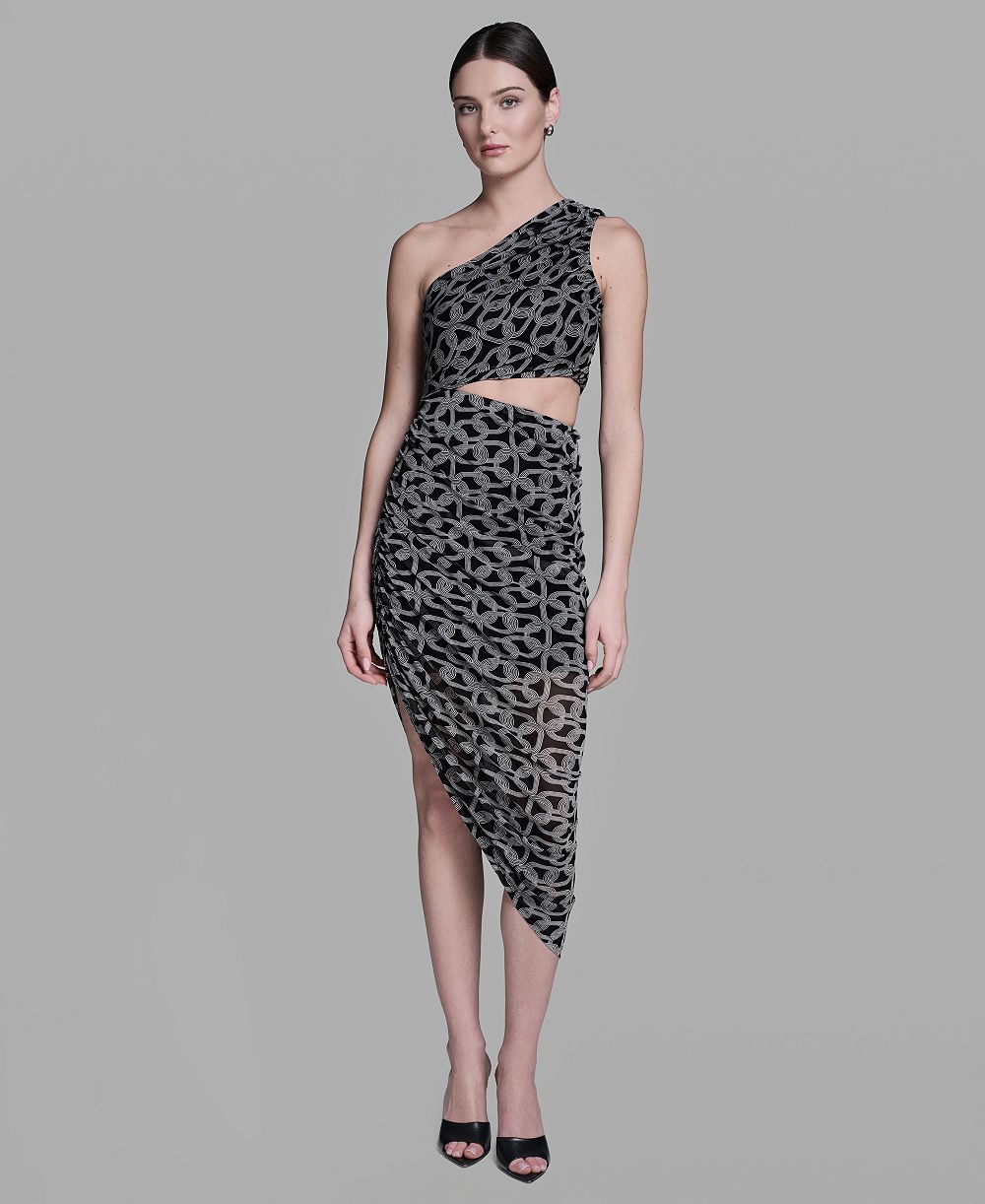 Женское миди-платье BCBG One-Shoulder