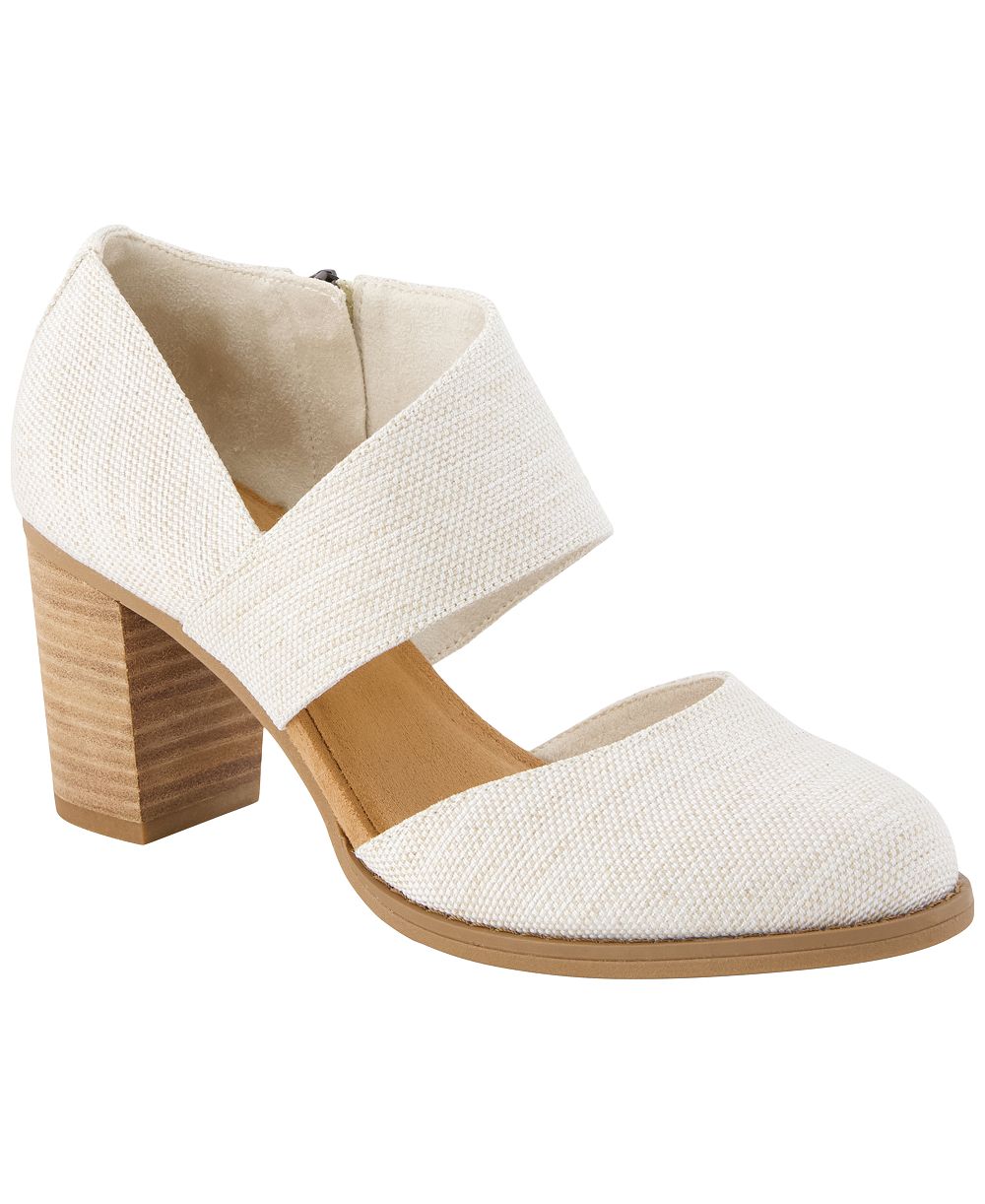 TOMS Women's Milan Nova Block Heel Dress Pumps