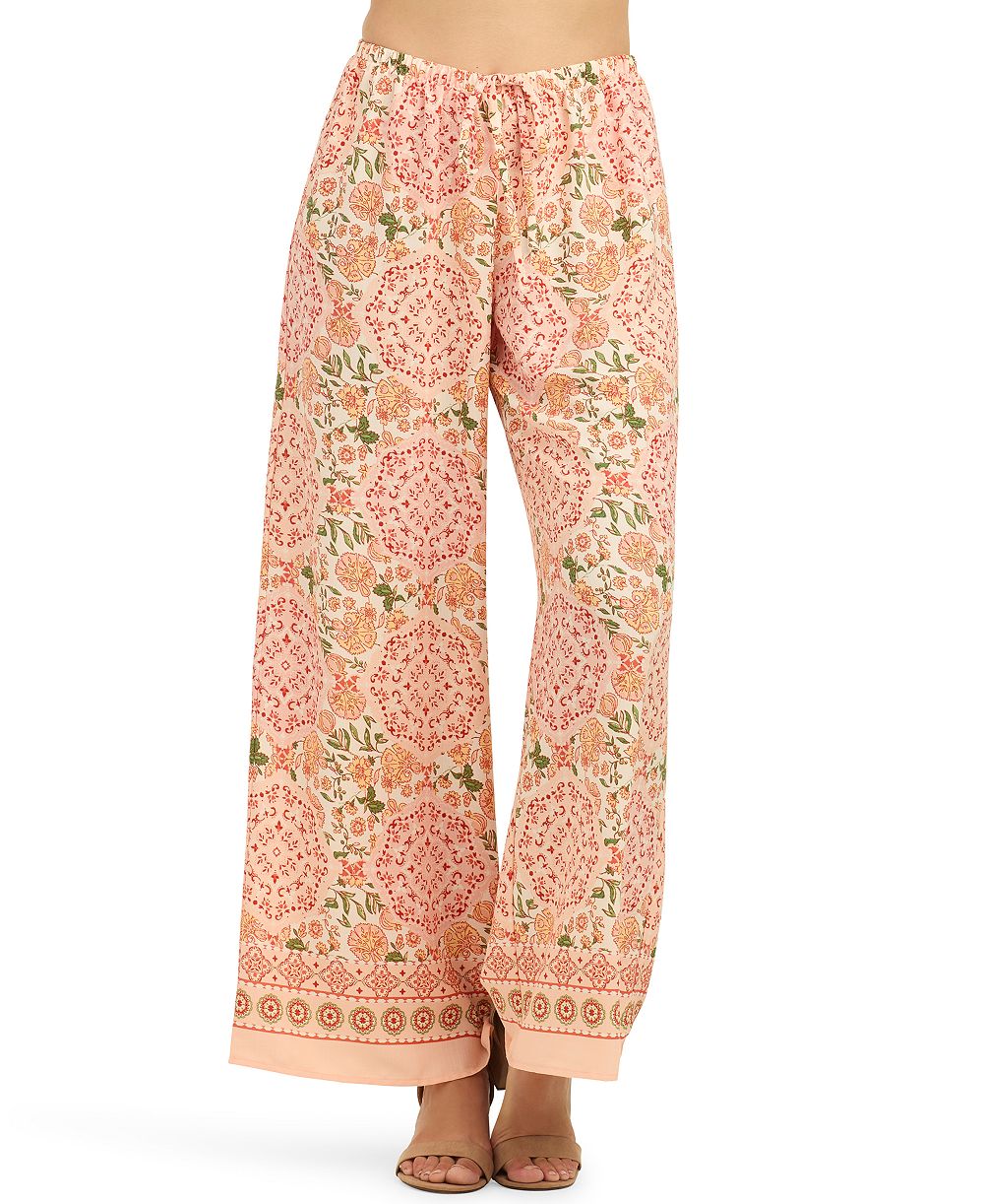 BCX Juniors' Wide-Leg Pull-On Pants