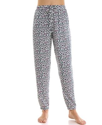 Roudelain Women's Triple Soft Knit Print Jogger Pants, 29" Inseam