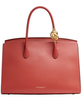 Donna Karan New York Loden Leather Satchel Handbag