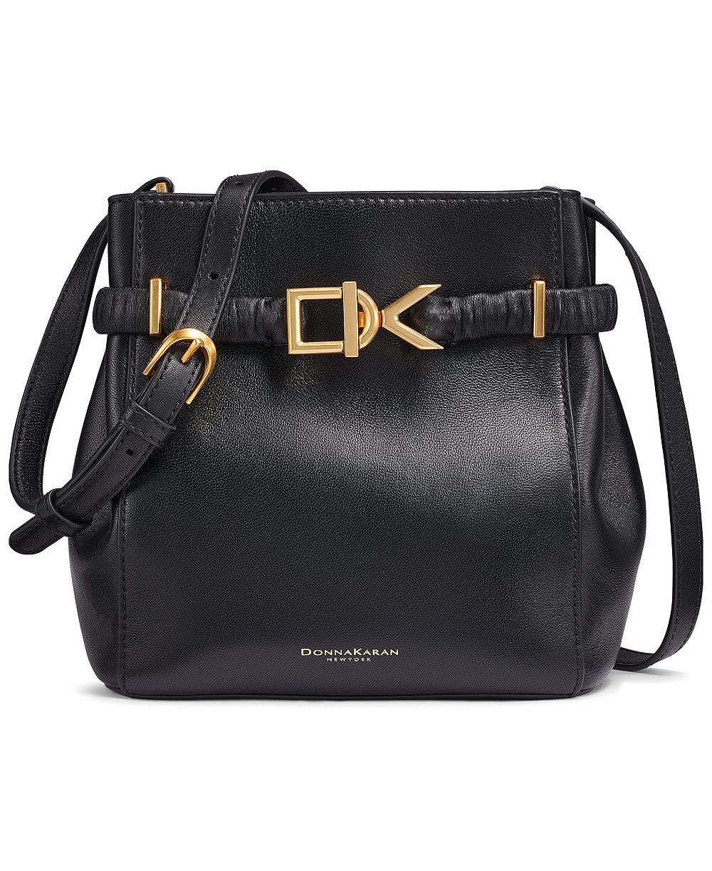 Donna Karan New York Gingham Small Crossbody Handbag