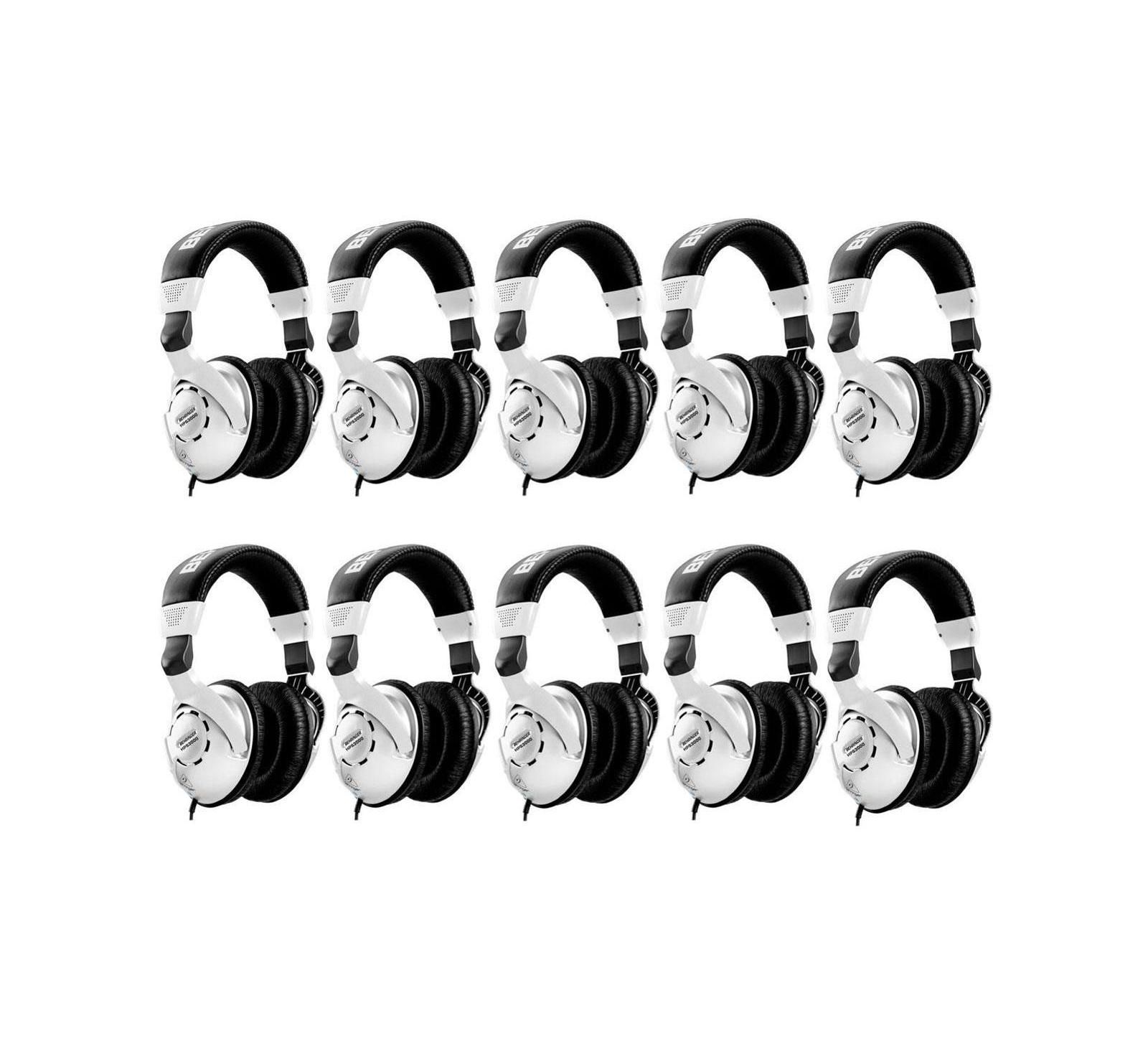 Студийные наушники Behringer HPS3000 набор из 10 штук