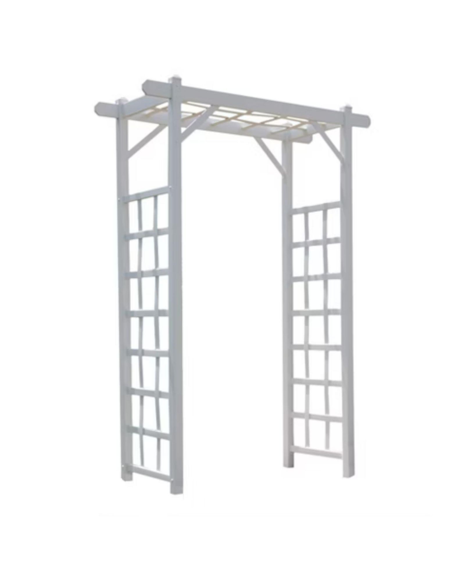 Садовая арка-решетка Dura-Trel Inc Elmwood Arbor 57" x 84" из ПВХ, цвет Mocha