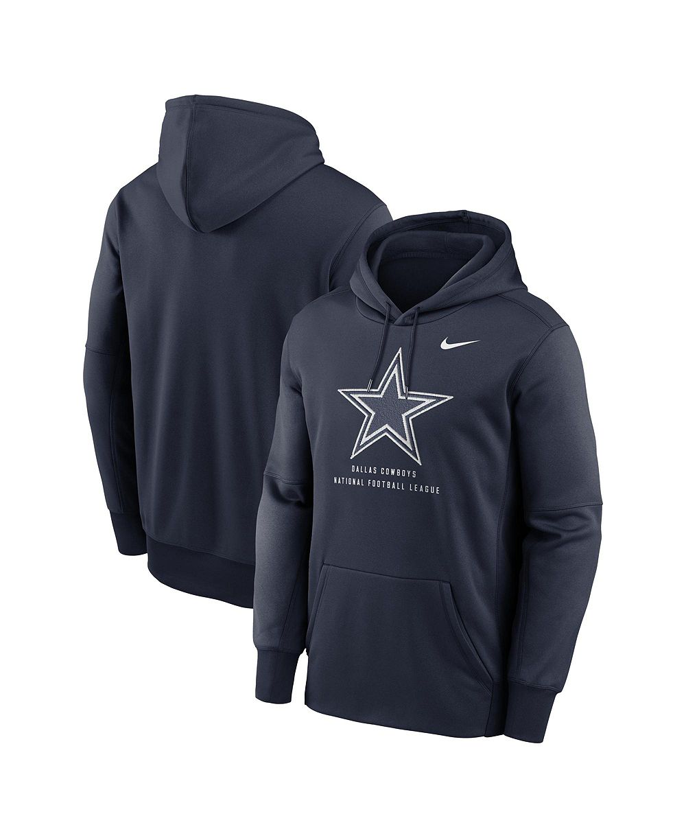 Мужская толстовка Nike Navy Dallas Cowboys Toss Sweep Therma-FIT