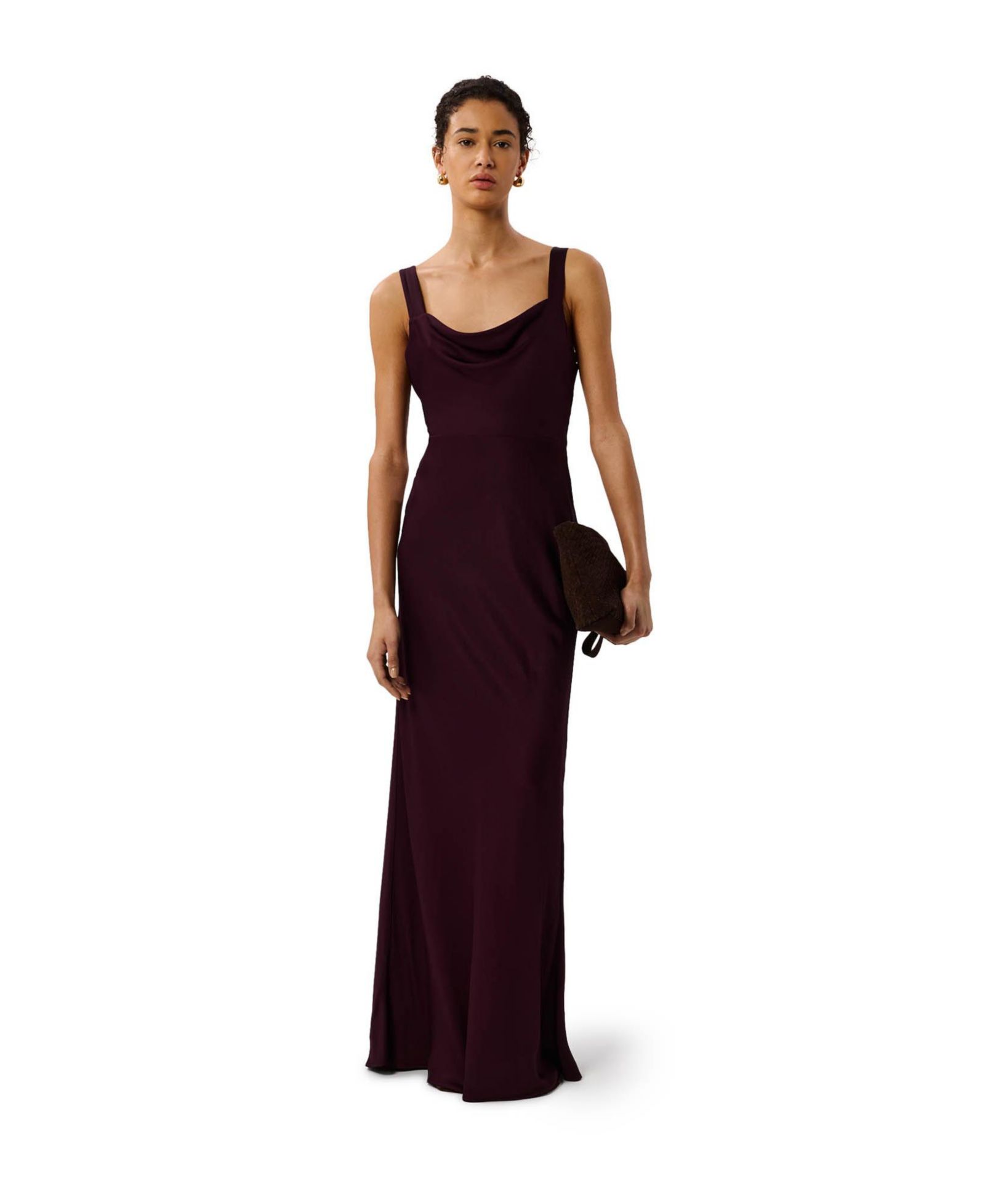 Женское платье Whistles Thea Cowl Satin Maxi