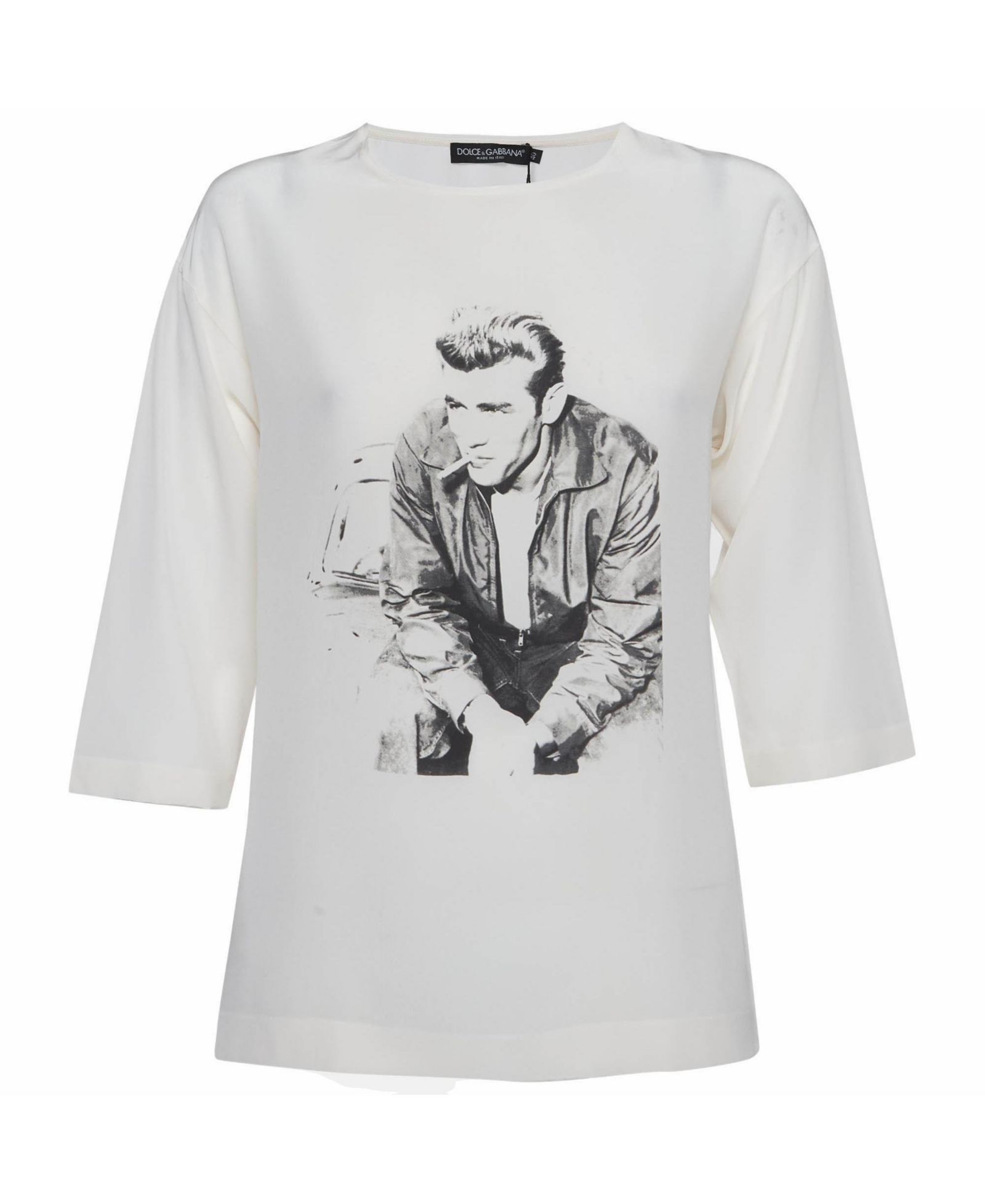 Б/у шелковый топ Dolce & Gabbana Women's Printed